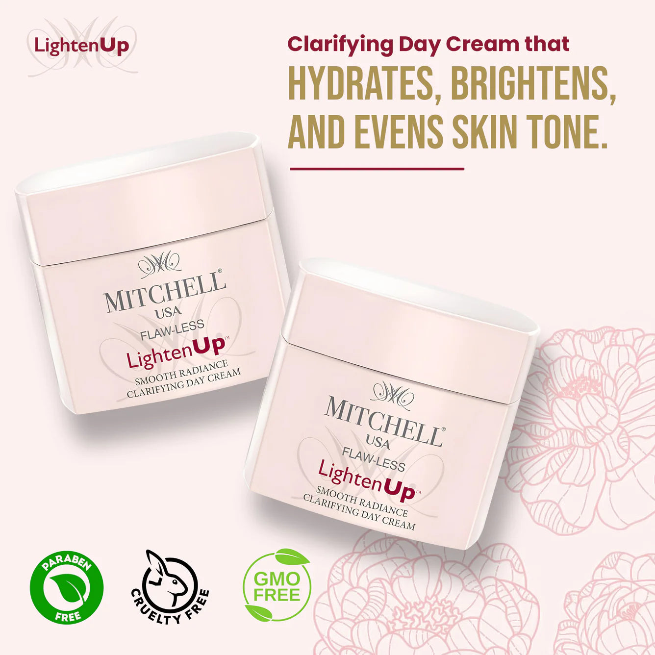 Lighten Up Flaw-Less Smooth Radiance Clarifying Day Cream 50g