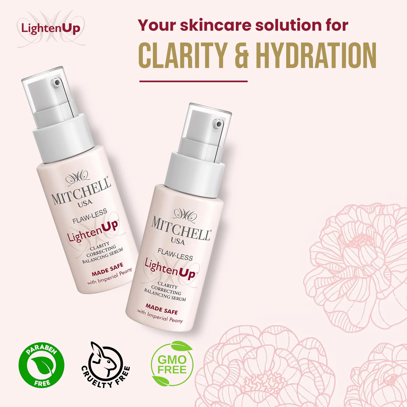 Lighten Up Flaw-Less Clarity Correction Balancing Serum 1.7 fl oz / 50ml