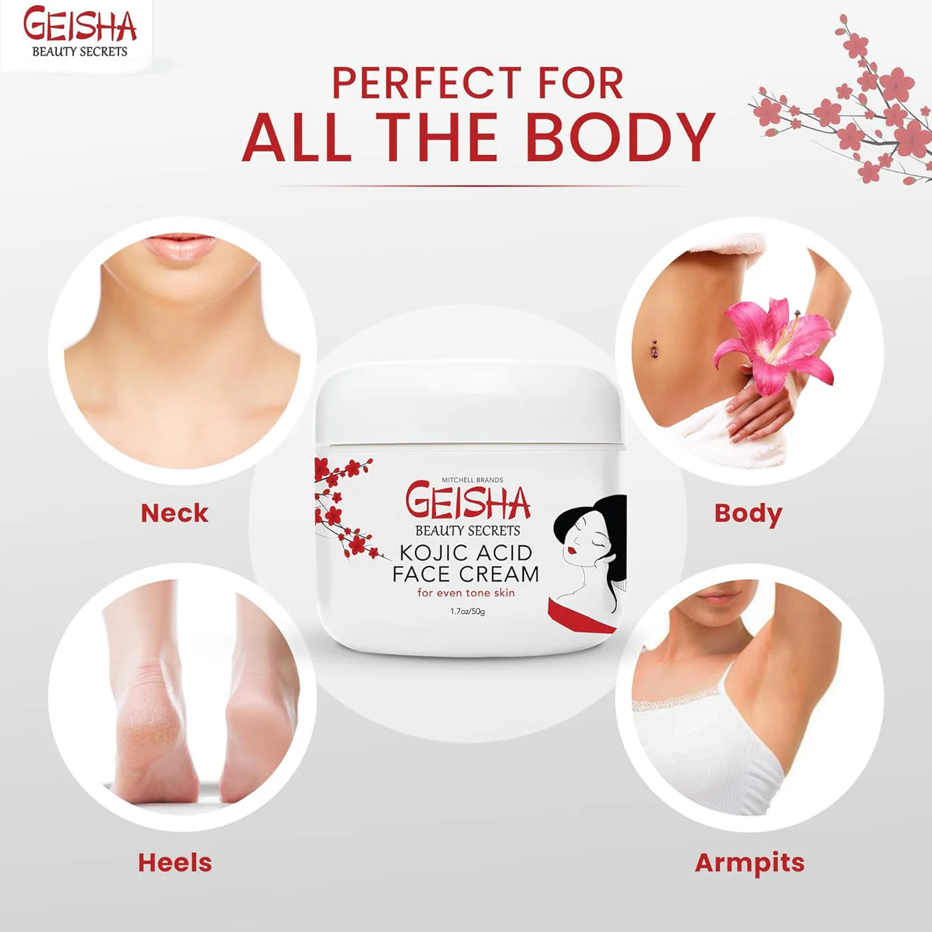 Geisha Active Lightening Cream with Kojic Acid