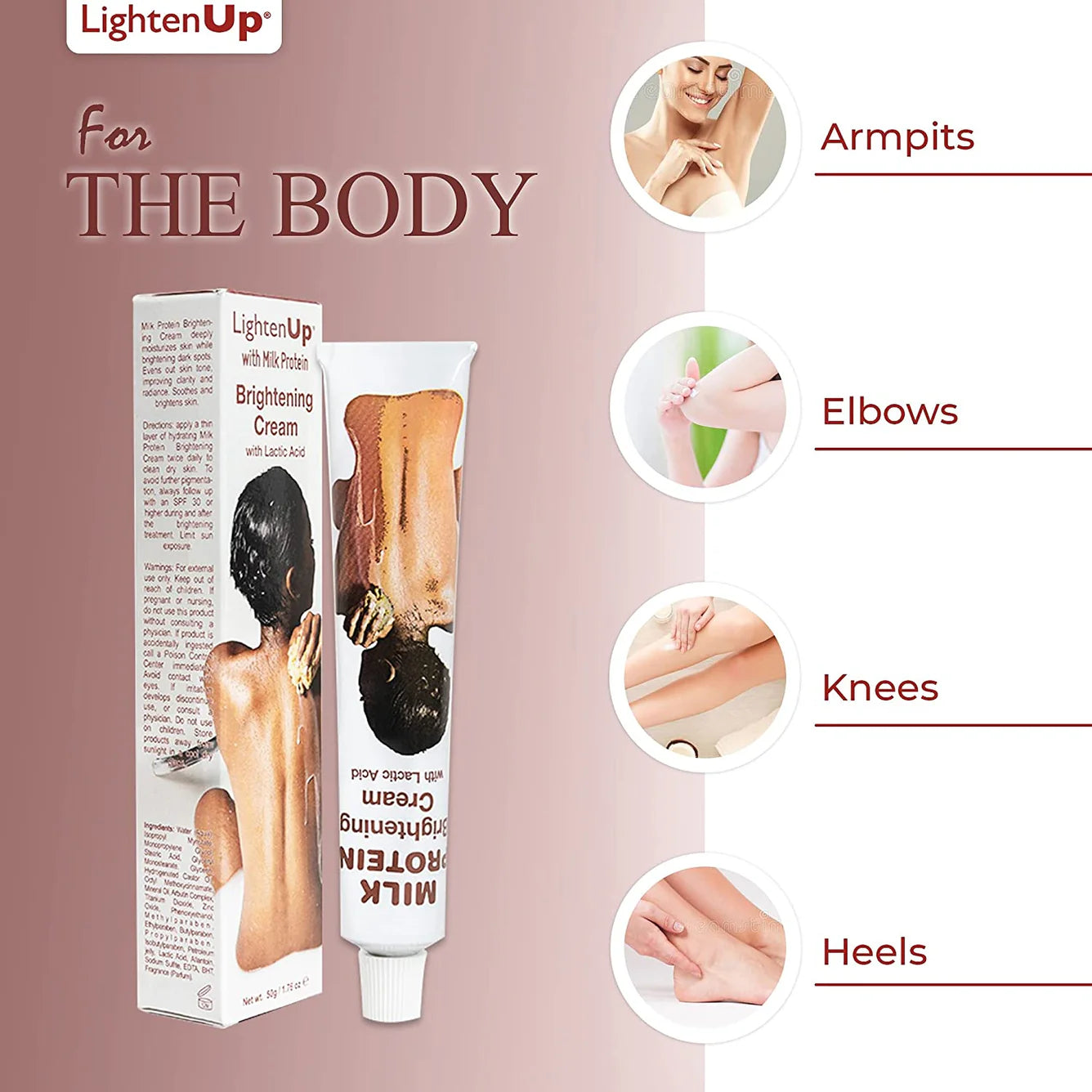 LightenUp Milk Protein Cream Tube 50g