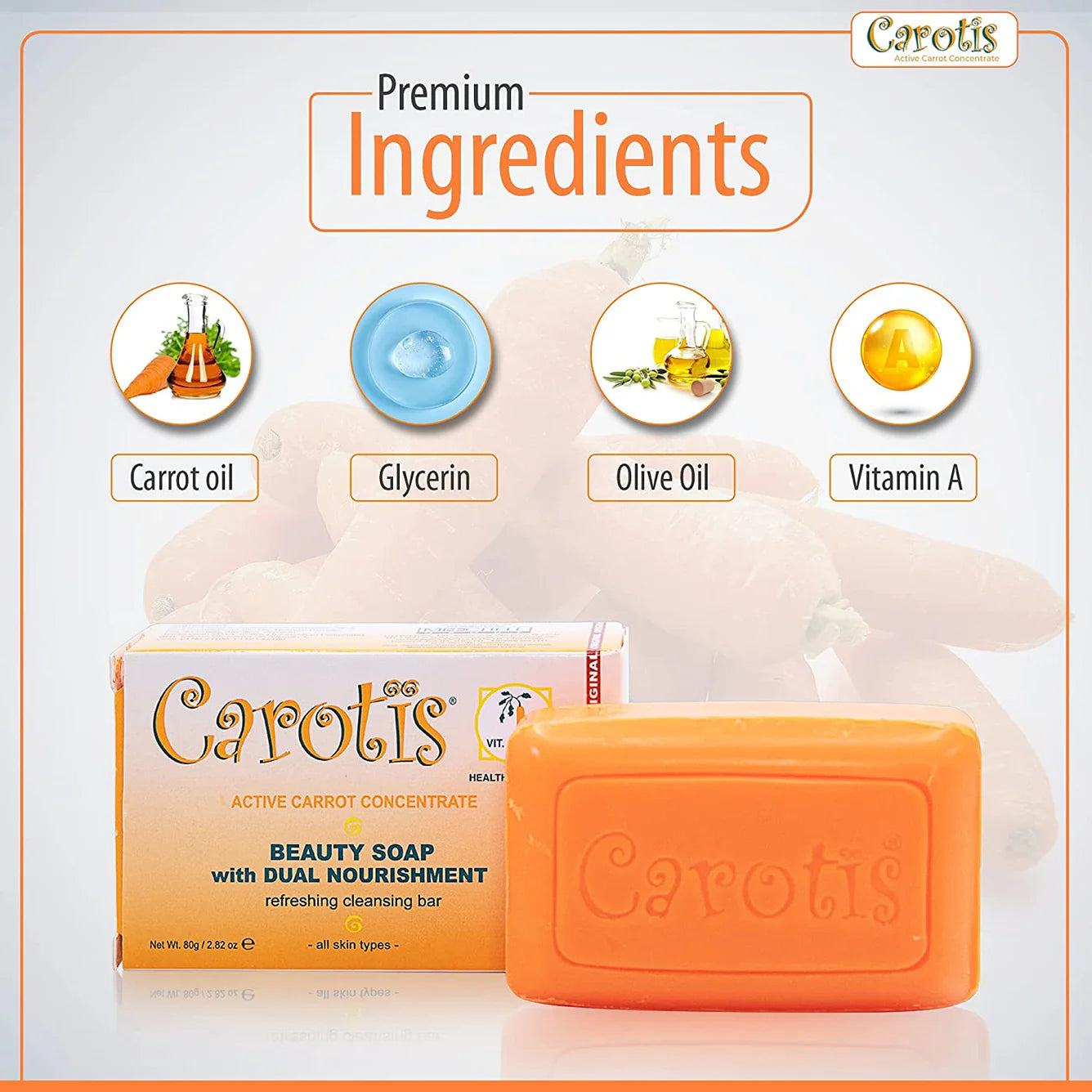 Carotis Beauty Soap 200g / 7 Oz