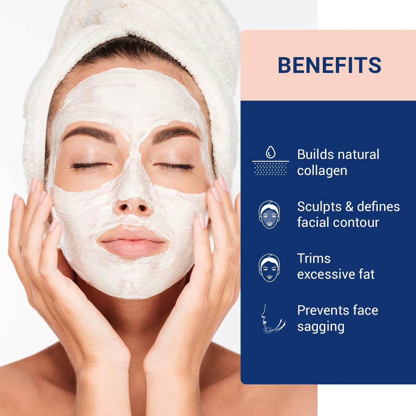 Mitchell Brands Ageless Face Sculpting Cream Mask 50g (Pump) 1.69 fl oz