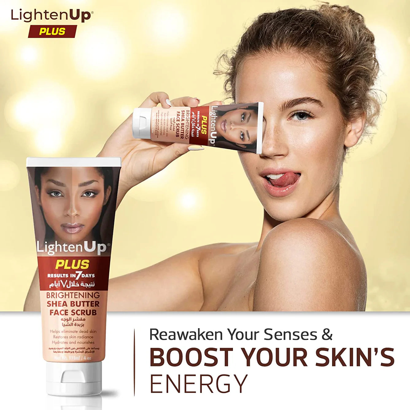 LightenUp Plus Face Scrub 118ml