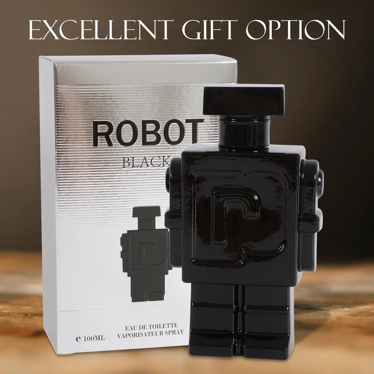 Robot Black Spray Cologne Eau De Toilette For Men