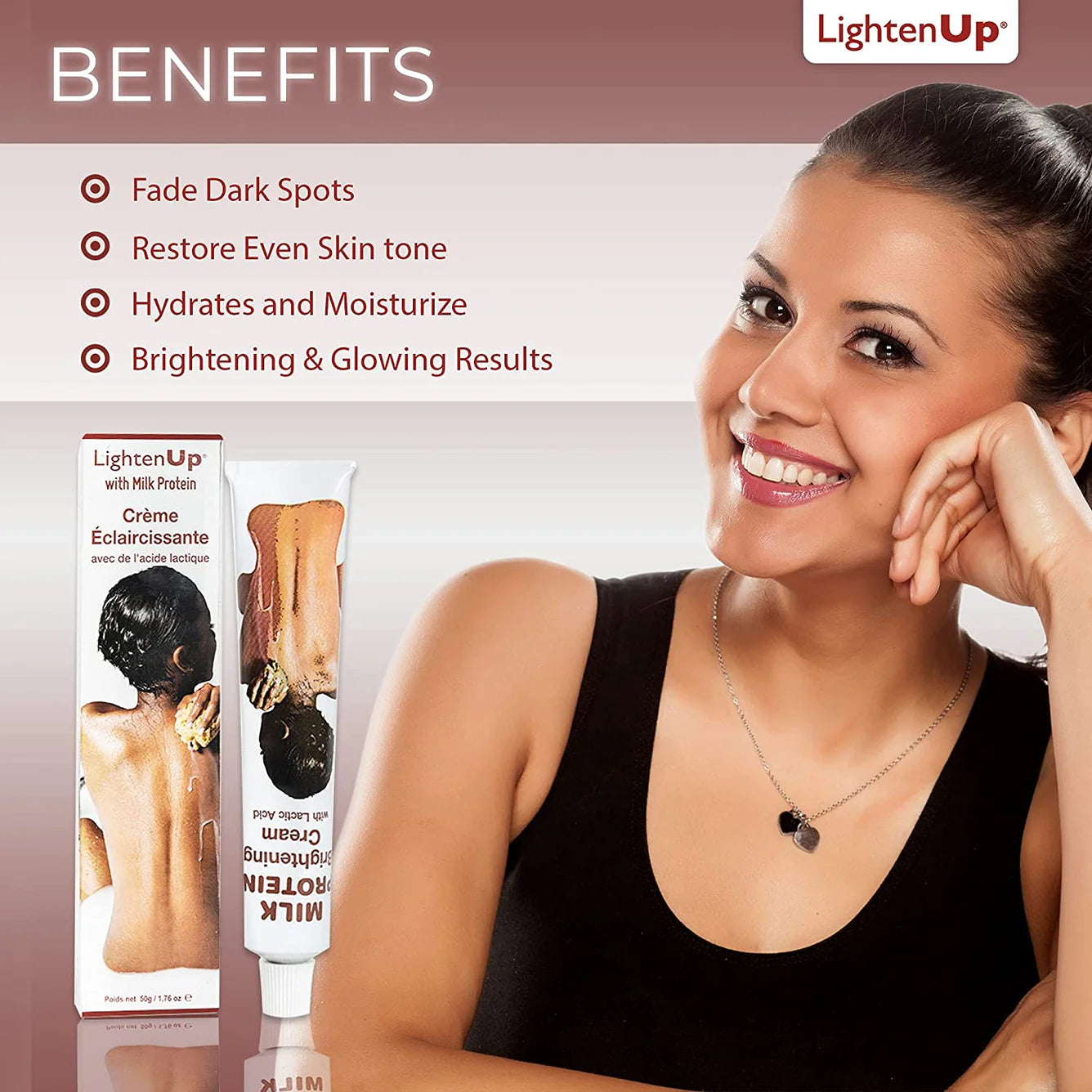 LightenUp Milk Protein Cream Tube 50g