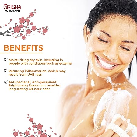 Geisha Beauty Secret Shower Gel Lightening and Moisturizing 33 Fl oz