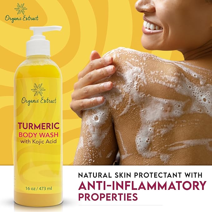 Organic Extract Turmeric Body Wash 16 oz/473 ml