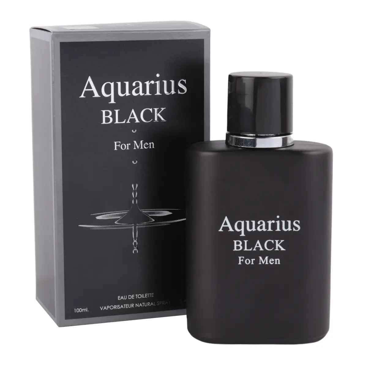 Aquarius Black Spray Cologne Eau De Toilette For Men