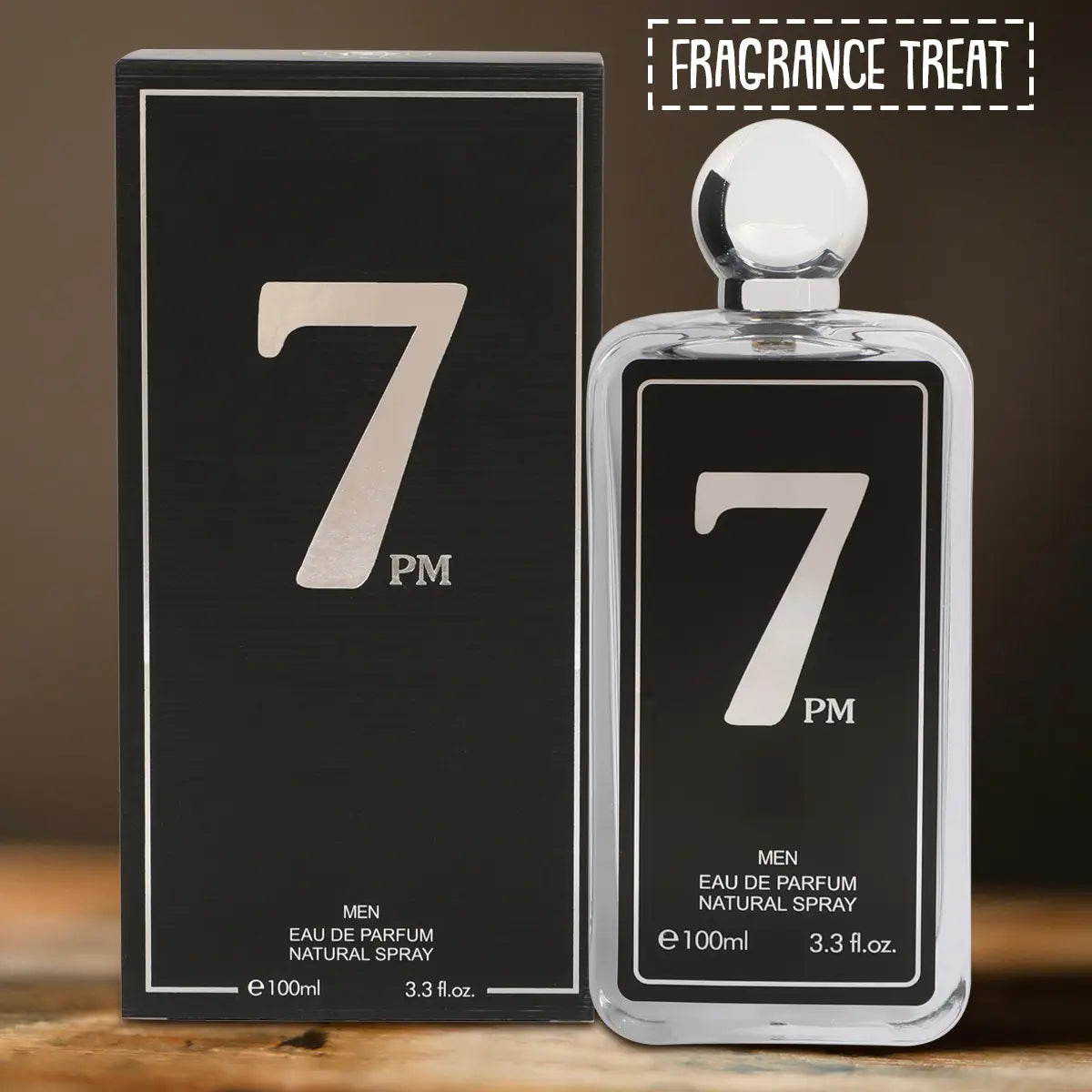 7 Pm Eau De Parfum For Men – 3.3fl.oz. - 3pcs/pack