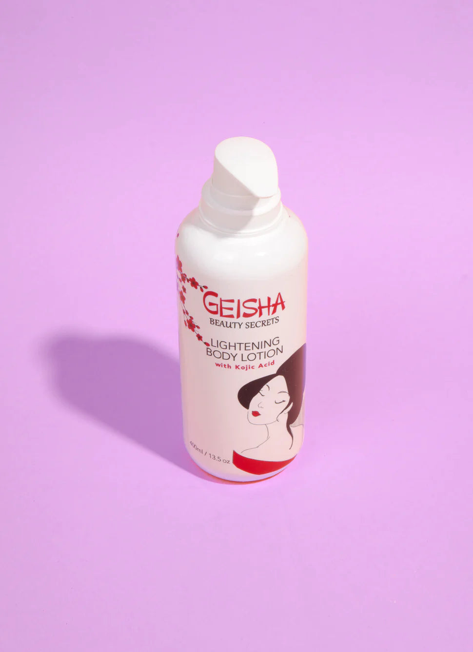 Geisha Beauty Secrets Brightening Body Lotion with Kojic Acid - 400ml / 13 fl oz