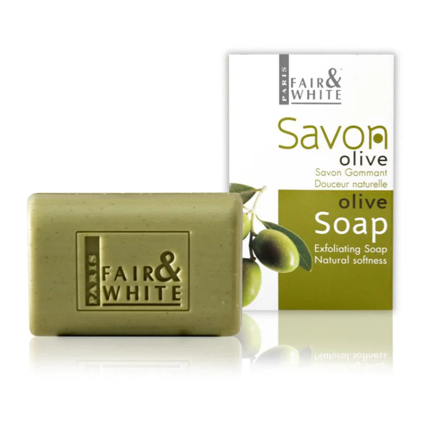 Fair & White Original Olive Oil Exfoliating Soap 200g