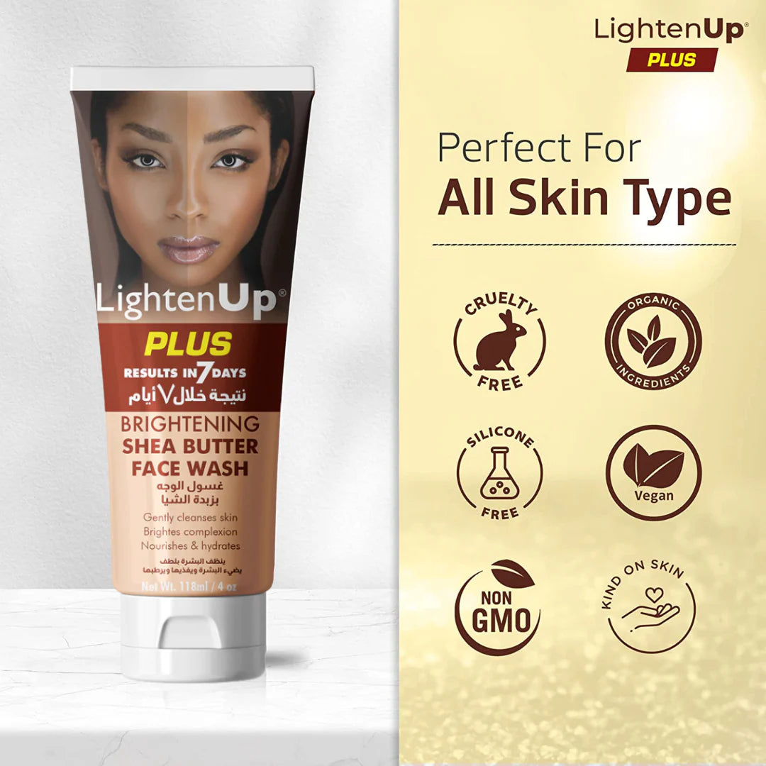 LightenUp Plus Face Wash 118ml