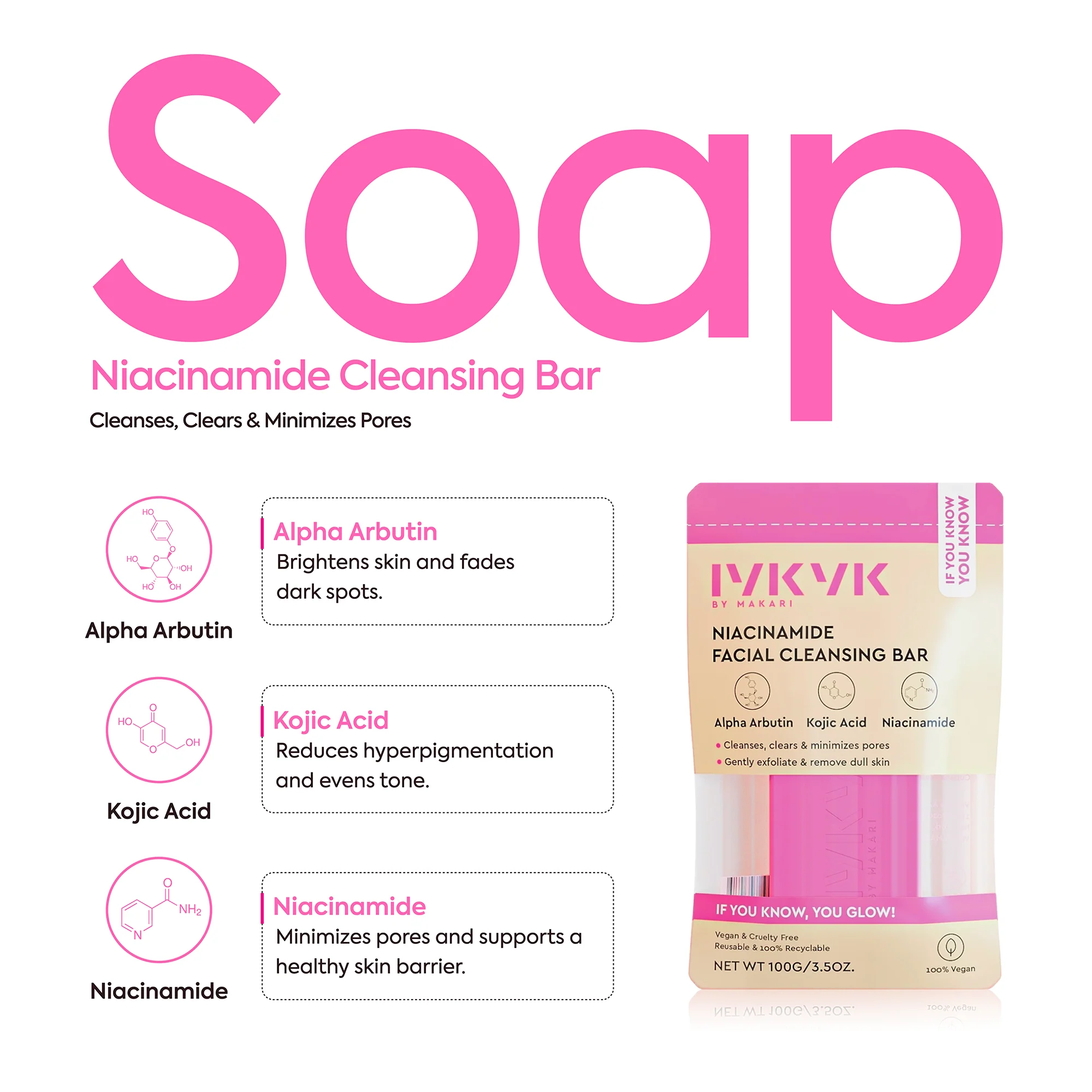 Niacinamide Facial Cleansing Bar - IYKYK