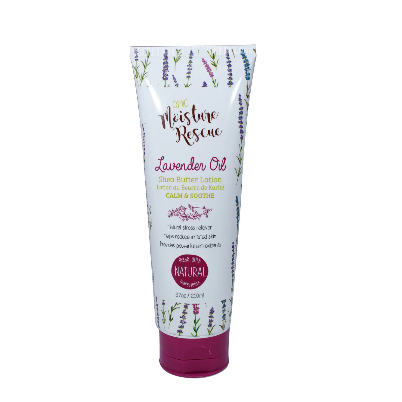 Moisture Rescue Shea Butter Lotion Tube with Lavender Oil