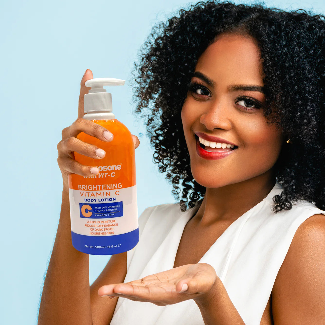 Neoprosone Brightening Body Lotion with Vitamin C - 500ml / 16.9 Oz