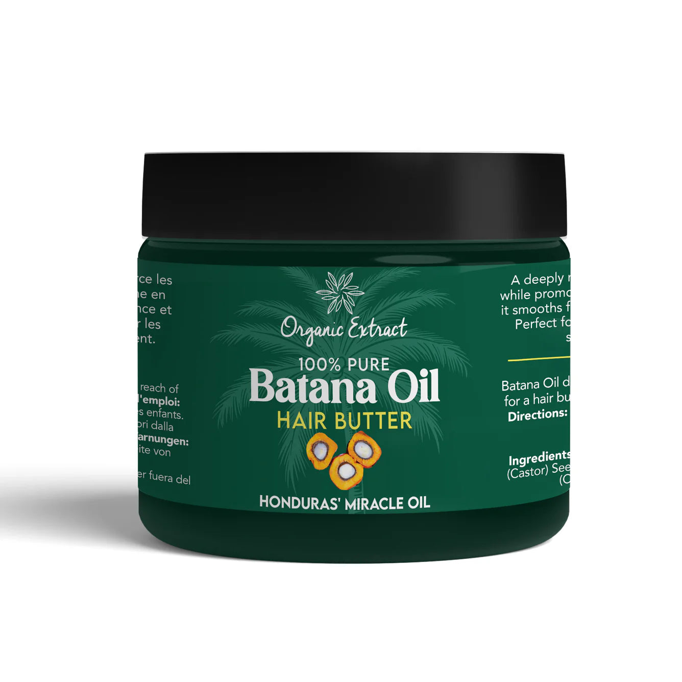 Organic Extract Batana Oil Hair Butter 4 oz / 118ml