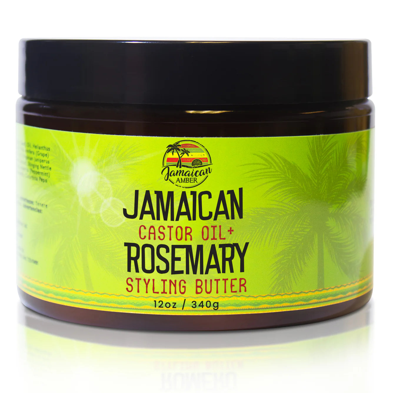 Jamaican Amber Jamaican Castor Oil & Rosemary Hair Styling Butter 12 oz/354 ml