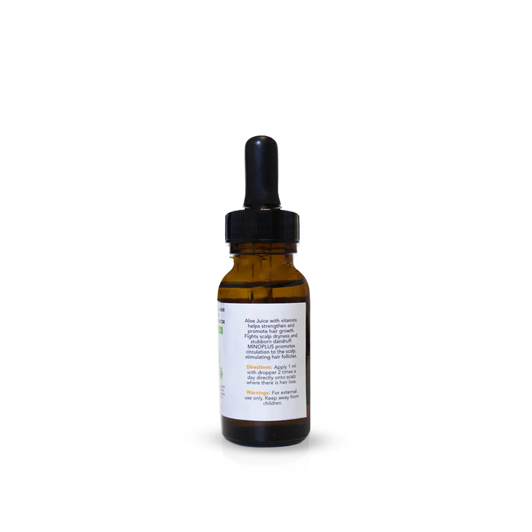 Hair Growth Serum - MinoPlus Natural Rejuvenator with Aloe 30ml