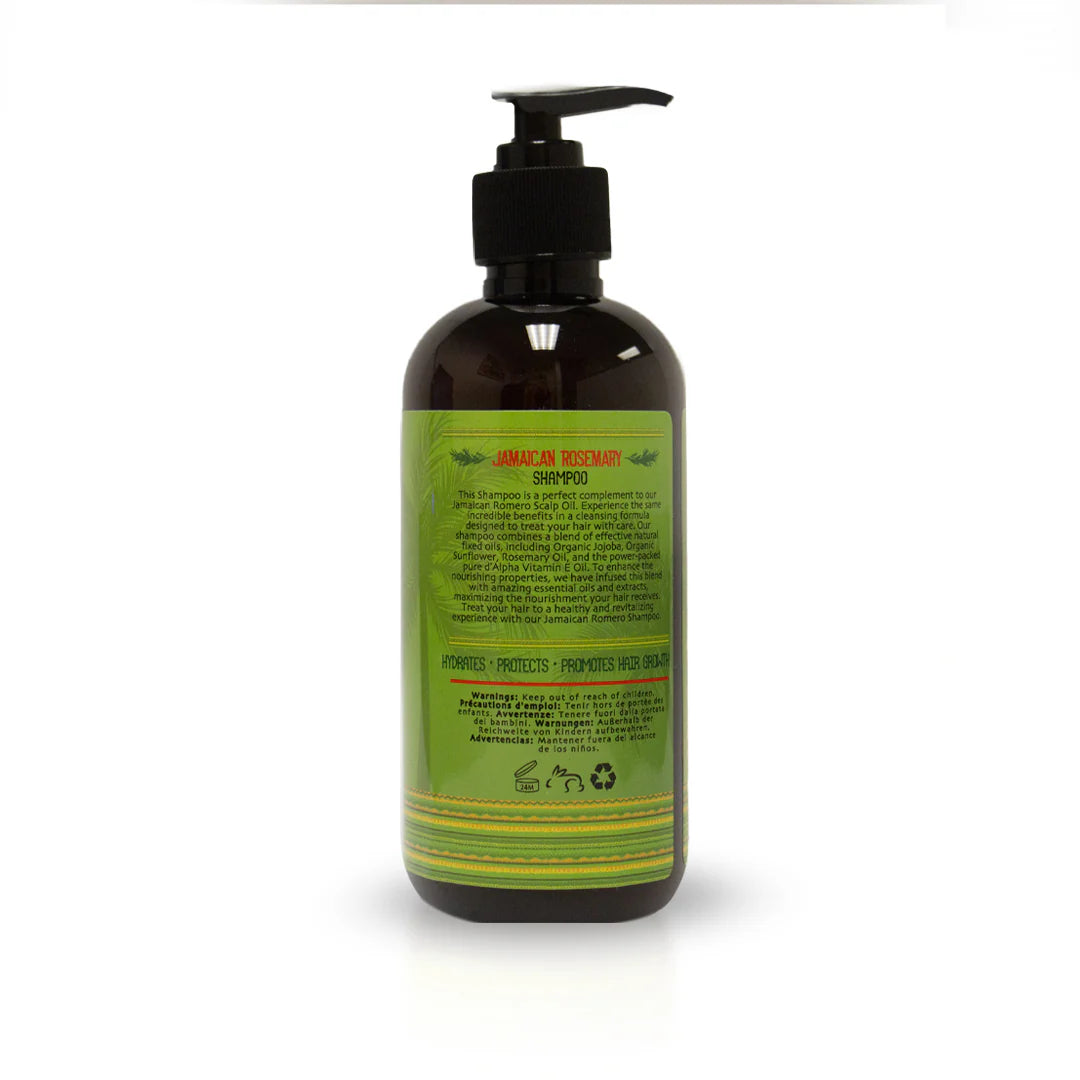 Jamaican Amber Jamaican Castor Oil & Rosemary Hair Shampoo 12 oz/354 ml