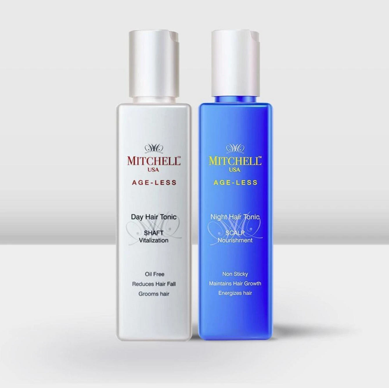 Mitchell Brands Ageless Day + Night Hair Tonic - SCALP Nourishment + SHAFT Vitalization-(I)