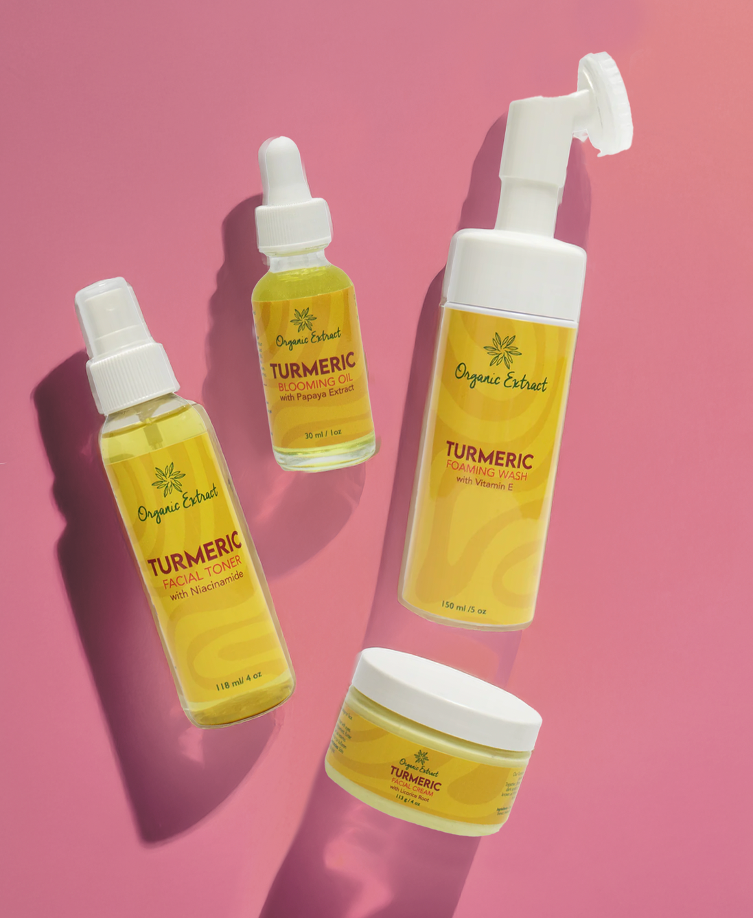 Organic Extract Turmeric Set for Radiant Skin