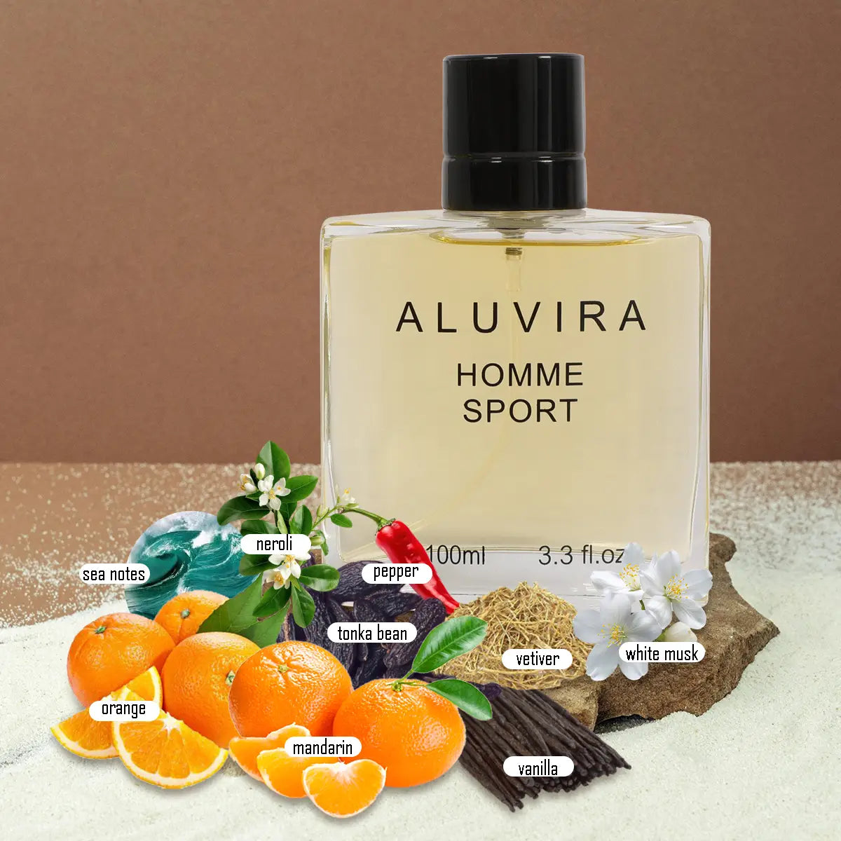 Aluvira Sport Spray Cologne Eau De Toilette For Men