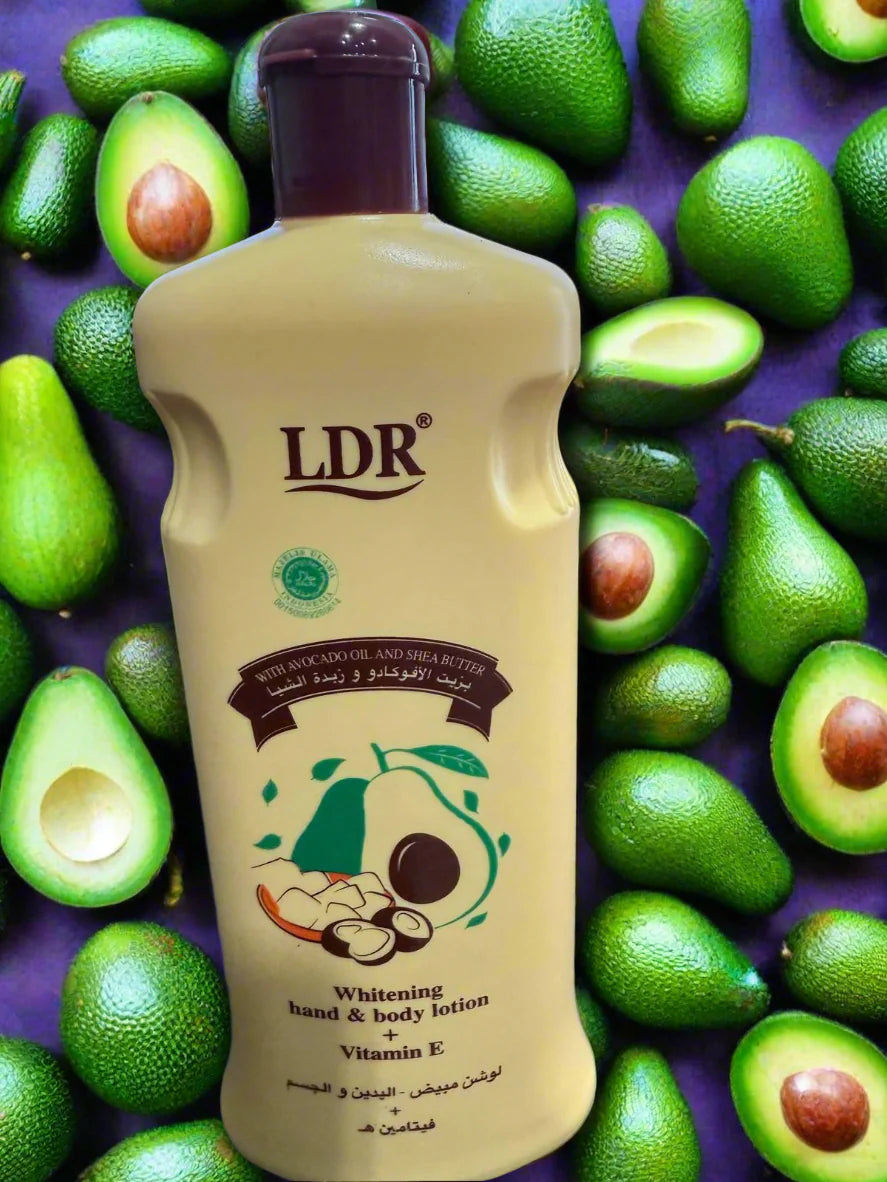 LDR Whitening Hand and Body Lotion with Avocado Oil and Shea Butter 600 ml