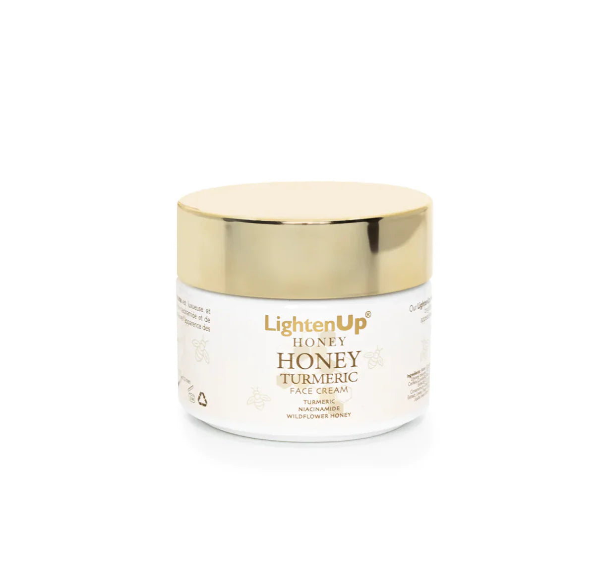 LightenUp Honey Turmeric Face Cream - Intense Hydration & Glow (100ml)