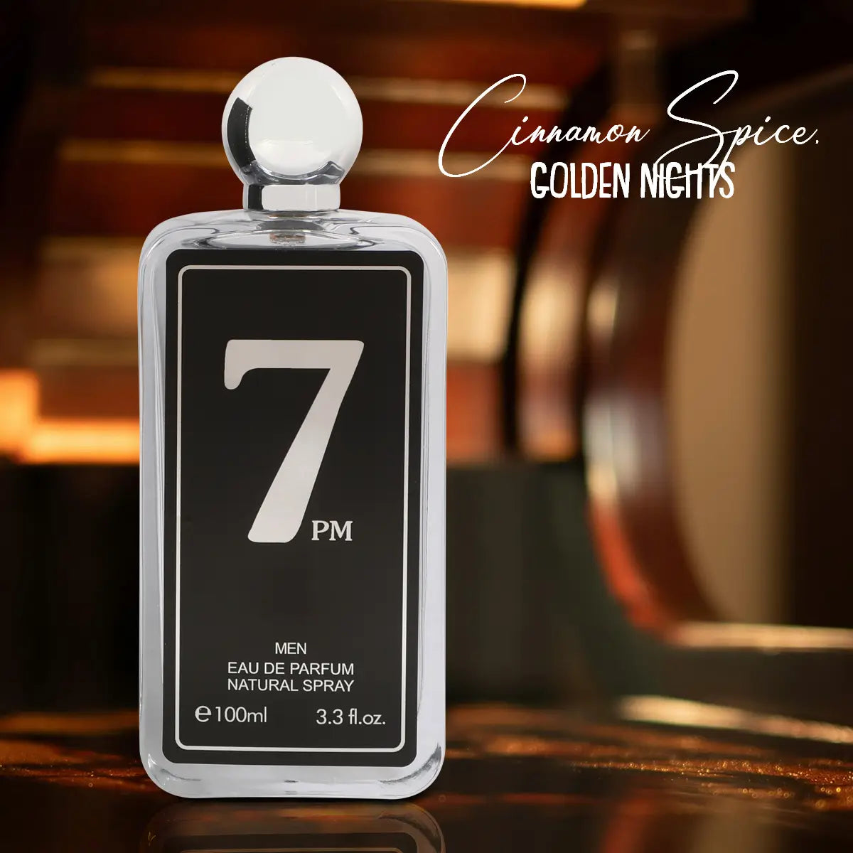 7 Pm Eau De Parfum For Men – 3.3fl.oz. - 3pcs/pack