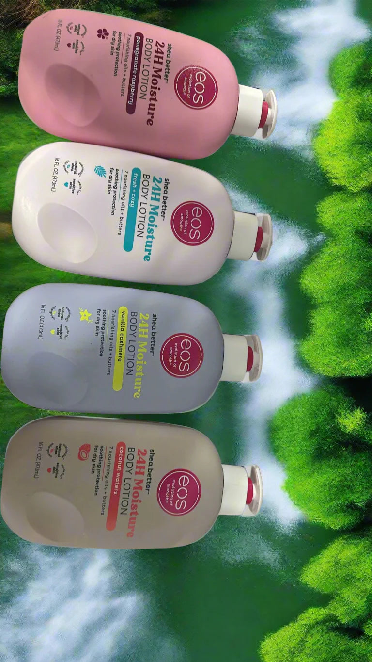 EOS Shea Better Moisture Body Lotion - Pomegranate Raspberry 16 fl oz