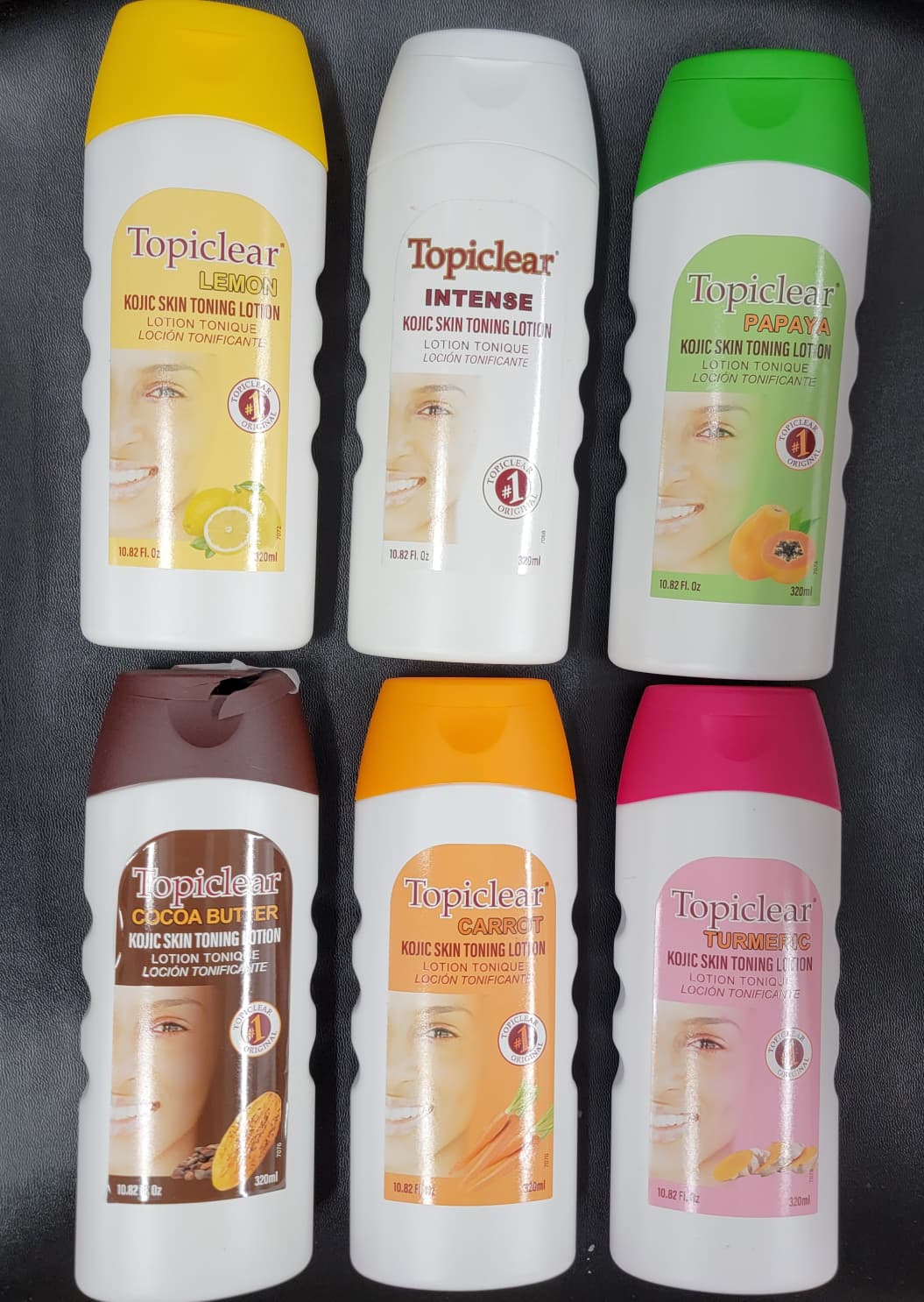 Topiclear Cooca Butter Kojic Skin Toning Lotion 320 Ml 10.82 Fl / Oz