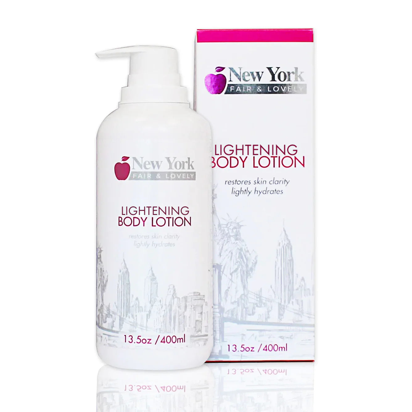 New York Fair & Lovely Lightening Body Lotion - 400ml / 13.5 Oz