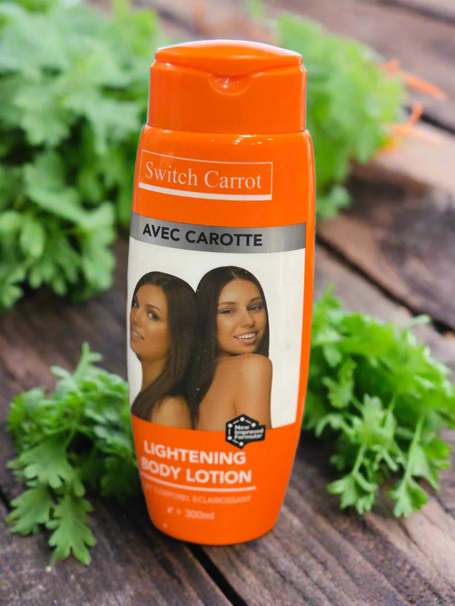 Switch Carrot Lightening Body lotion 300 Ml From KAERA – RICH AUNTIE SKIN