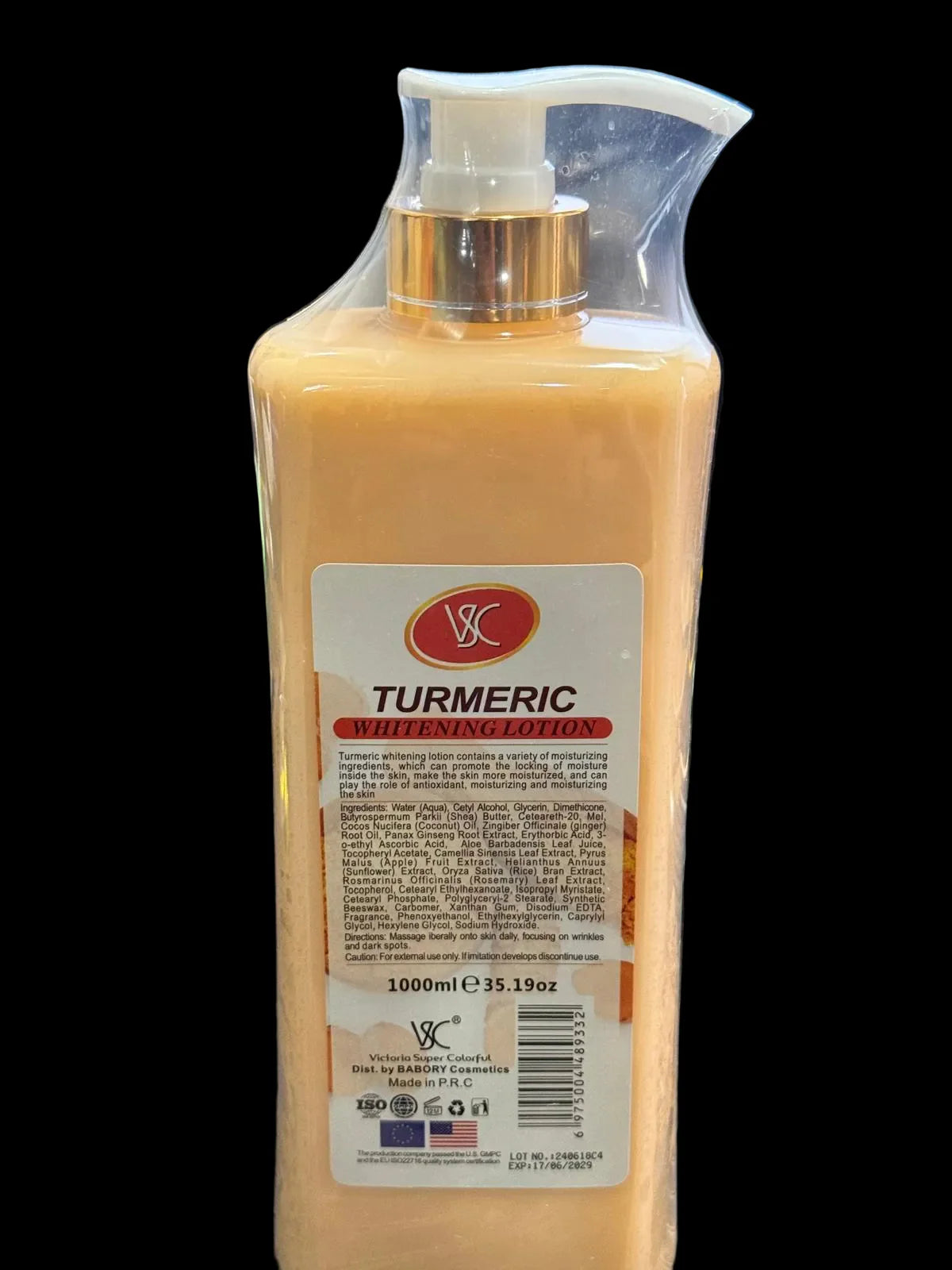 VSC Turmeric Super Whitening Lotion (1000ml)